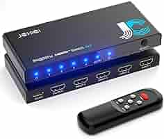 Amazon.com: HDMI 2.1 Switch 4 in 1 Out 8K@60Hz 4K@120Hz, 4
